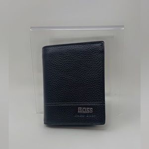Boss Brand black leather wallet